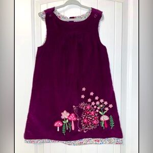 Little Girls’ 5-6 Coudroy Woodland Dress EUC